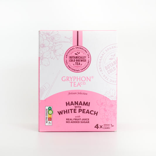 Hanami With White Peach Cans (4 x 250ml)